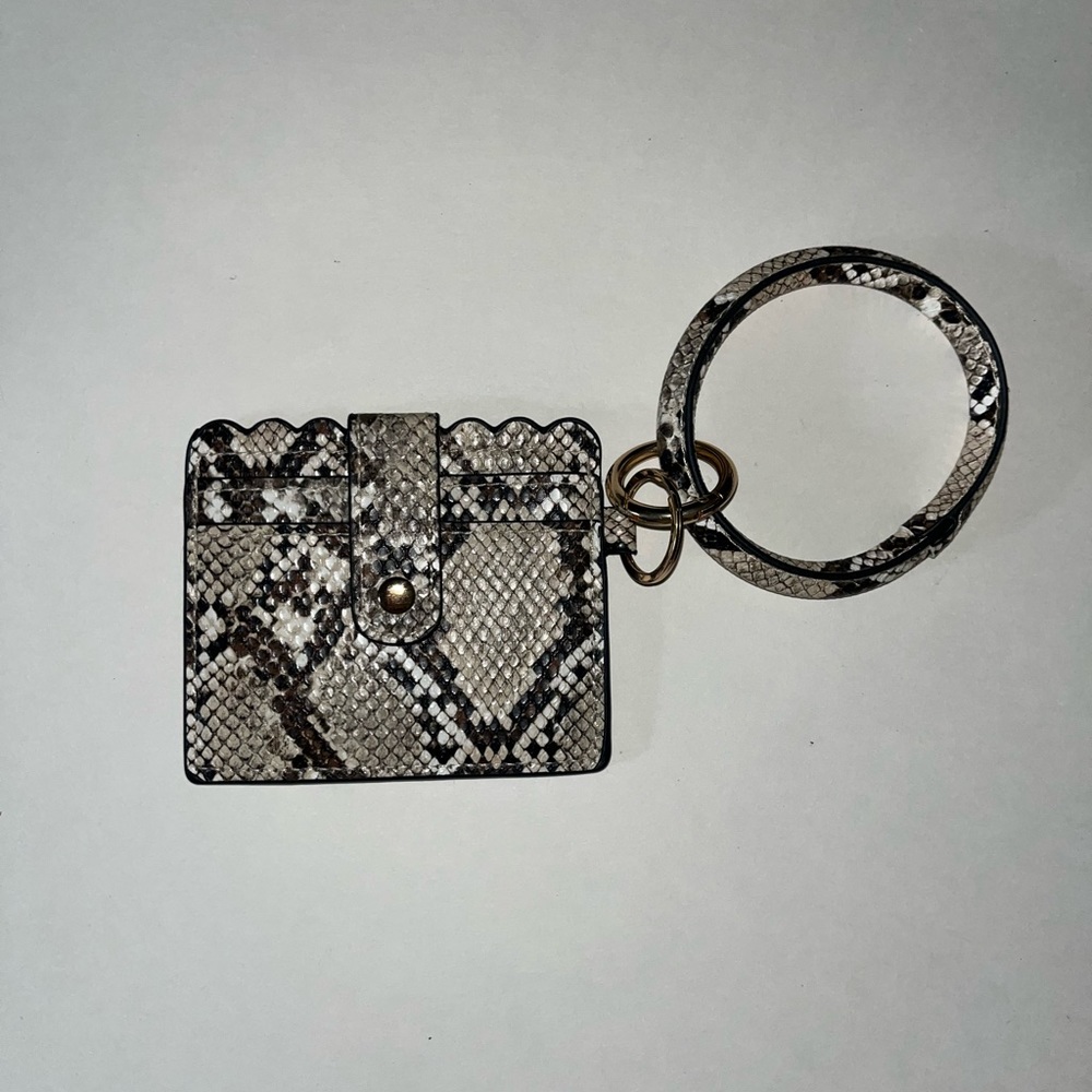 Snake Skin Wristlet Wallet